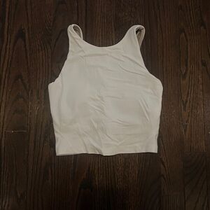 Lululemon high neck white womens align tank top